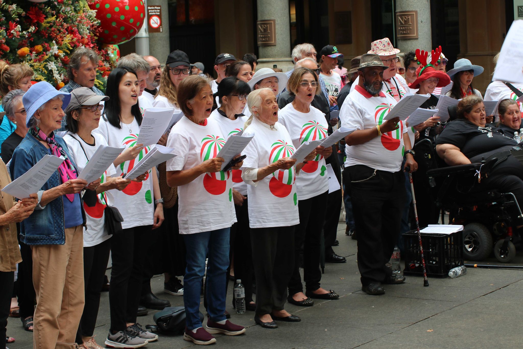 With One Voice Chatswood community choir performing