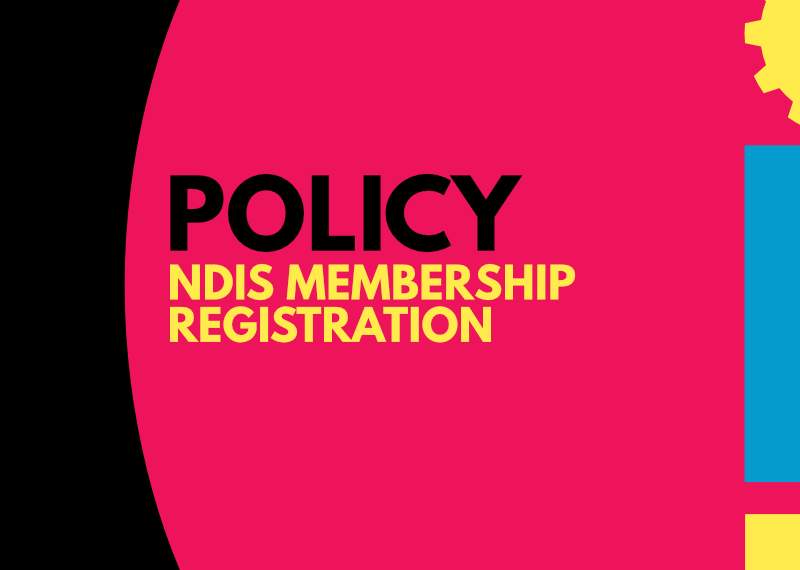 Registering an NDIS Member