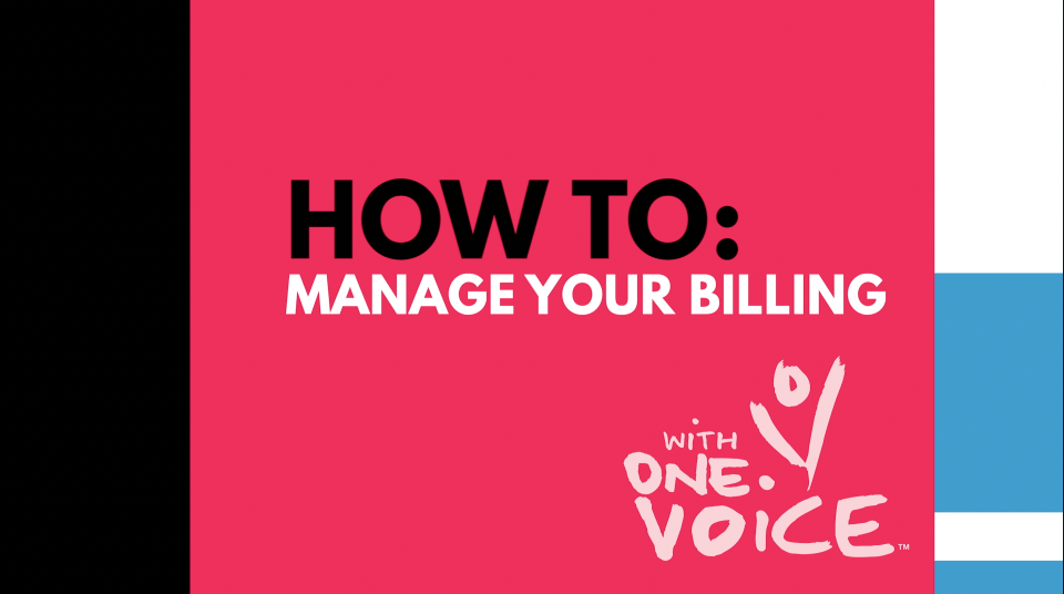 How To Manage Your Billing