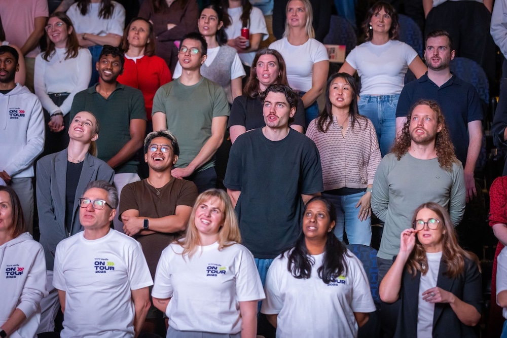 corporate team building workshops - happy crowd